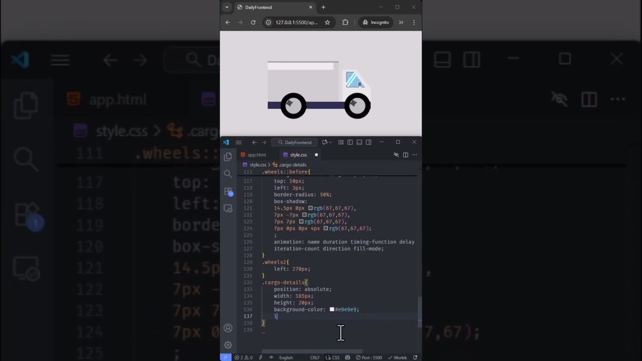 Pure CSS Car Animation! 🚗💨 (No JavaScript)