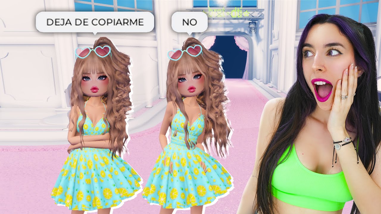COPIANDO OUTFITS EN DRESS TO IMPRESS ROBLOX