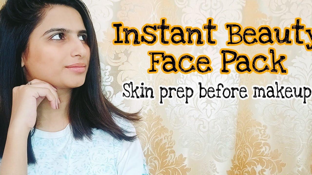 Instant Beauty Face Mask | Skin prep before makeup | Faiza Kanwal 
