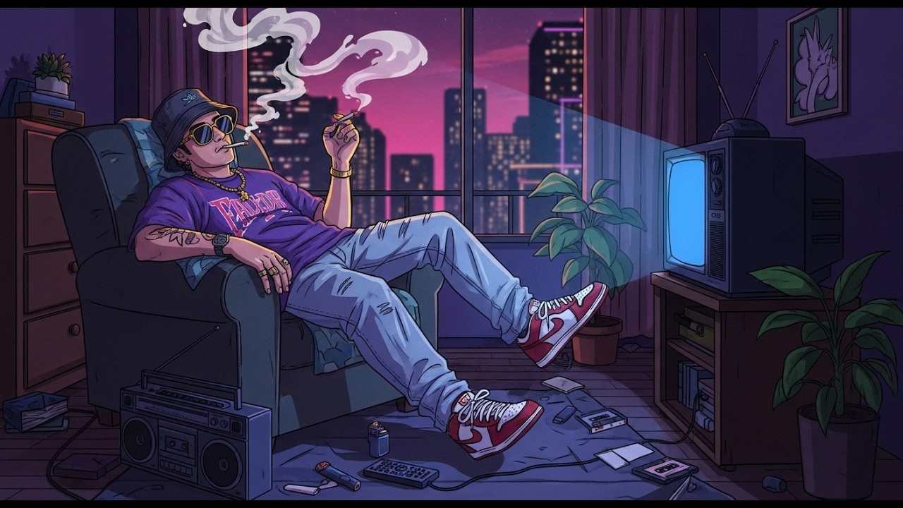 Chill Rap Late Night Smoking 🌙 City Lights 420 Chill Rap Playlist &ndash; Late Night City Drive Vibes