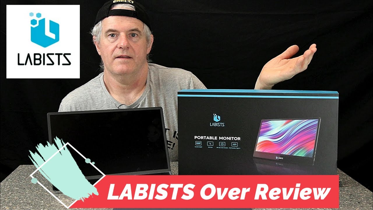 Labists  DQ20 Portable Monitor Over Review for Gaming  USB Type-C + HDMI 13.3