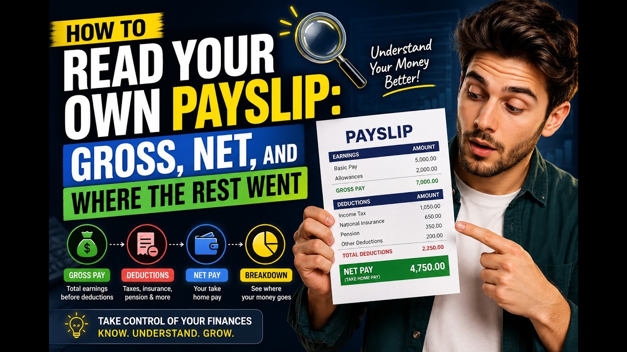 How to Read Your Own Payslip: Gross, Net, and Where the Rest Went