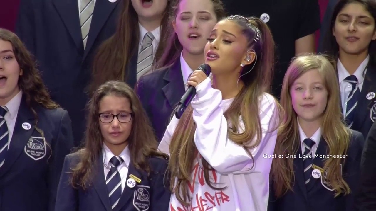 Manchester: Benefizkonzert gegen den Terror - mit Ariana Grande