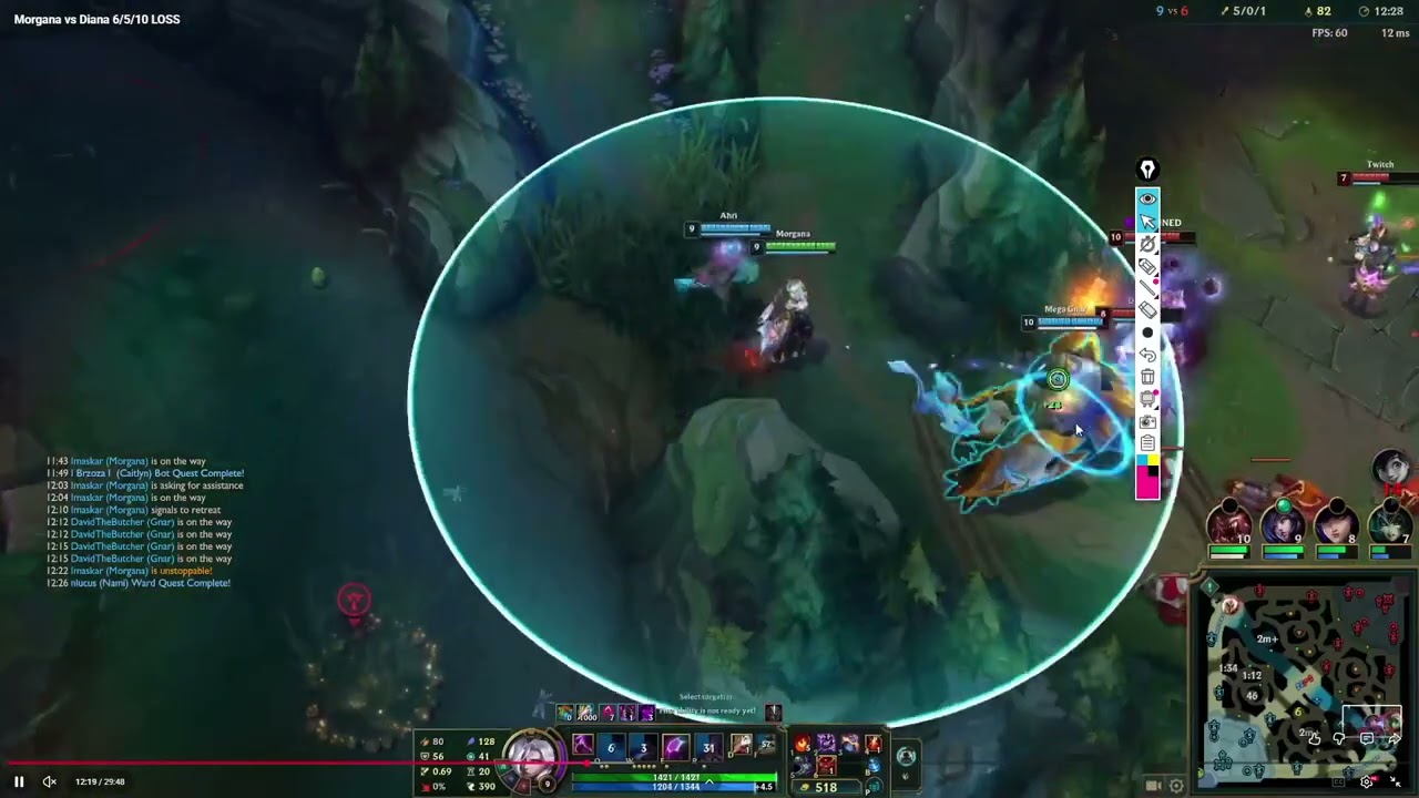 Morgana vs Diana 6/5/10 LOSS