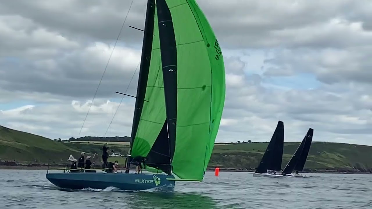 Cape 31s hoist spinnakers at Cork Week 2022