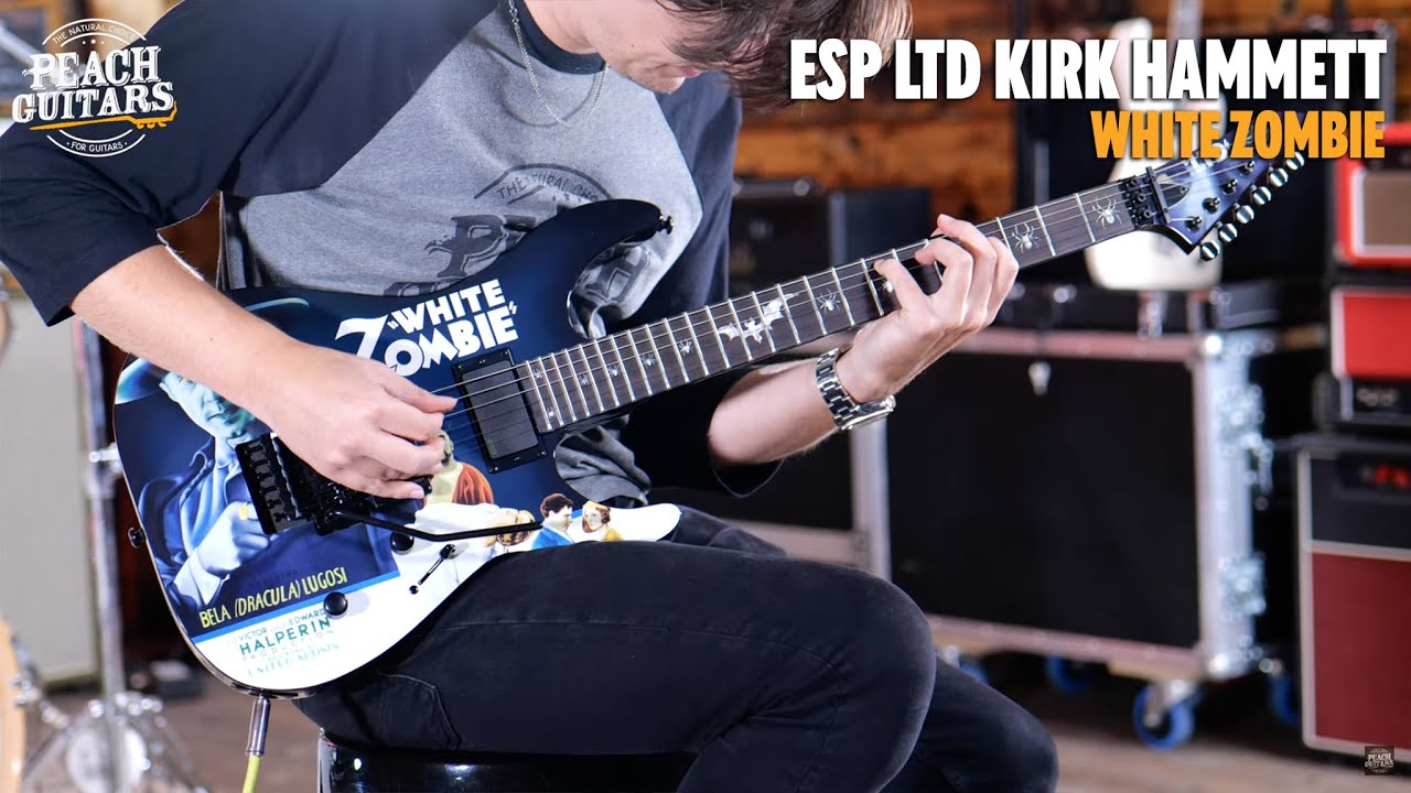 No Talking...Just Tones | ESP LTD Kirk Hammett Signature White Zombie