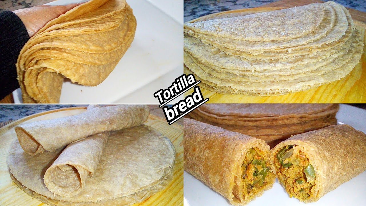 نساي طريقة القديمة! خبز التورتيلا بدقيق الشعير بدون مجهود لجميع السندوتشات رمضان Tortilla bread