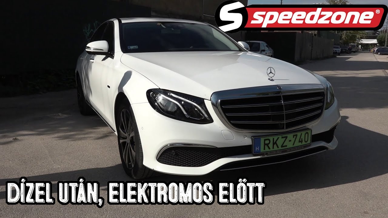 Speedzone teszt: Mercedes-Benz E 300de: Dízel után, elektromos előtt