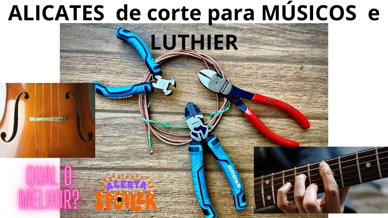 ALICATES DE CORTE PARA MÚSICOS E LUTHIER 