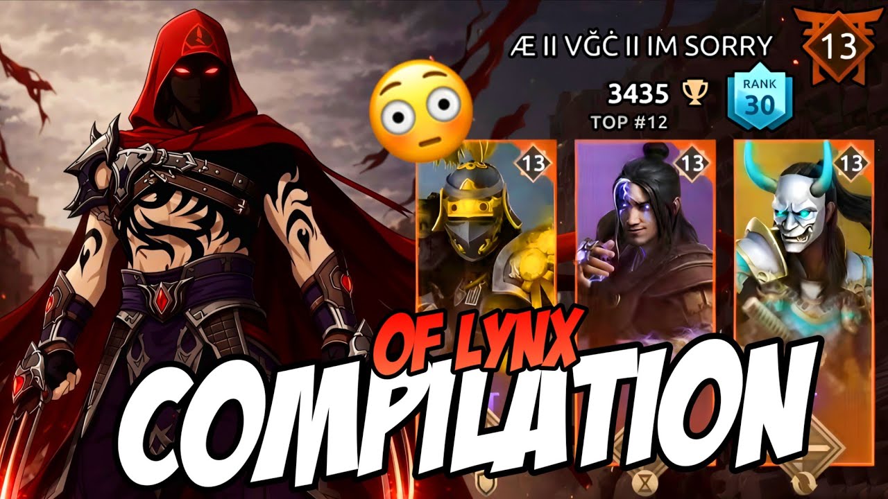 Legendary LYNX The GOAT?? 😈🔥 Lynx Top Leaderboard Action 💯 Part-12 | Shadow Fight 4 Arena | SOT SFA