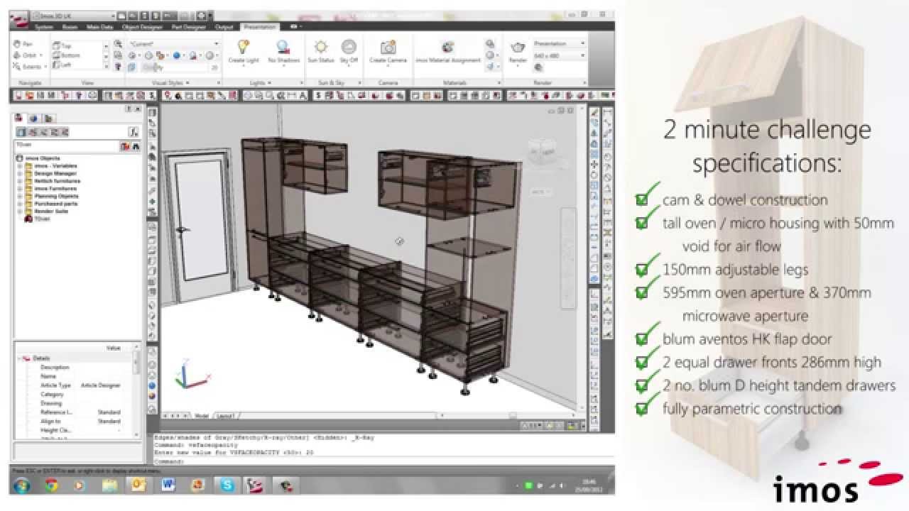 imos CAD CAM - 2 minute challenge