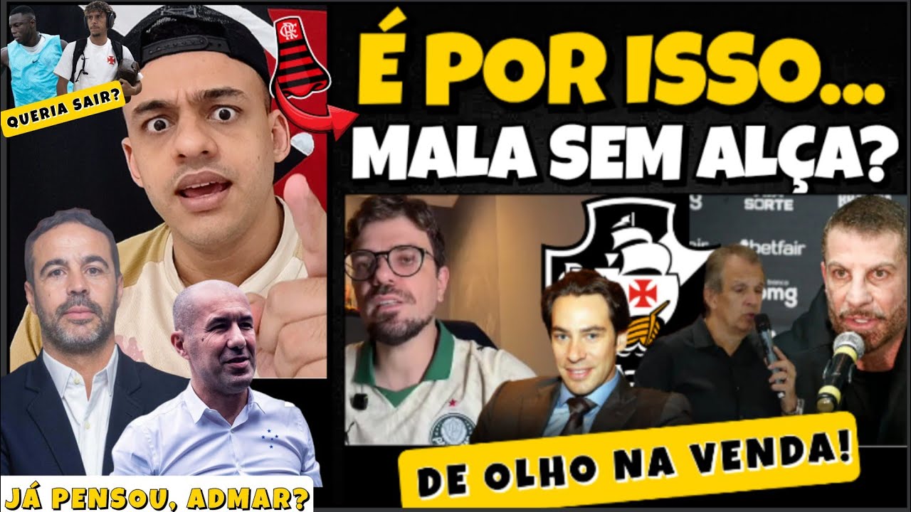 MALA,PRESIDENTE DO FLAMENGO, PREOCUPADO COM LAMACCHIA NO VASCO|VASCO AGUARDA O “SIM” DE ARTHUR JORGE