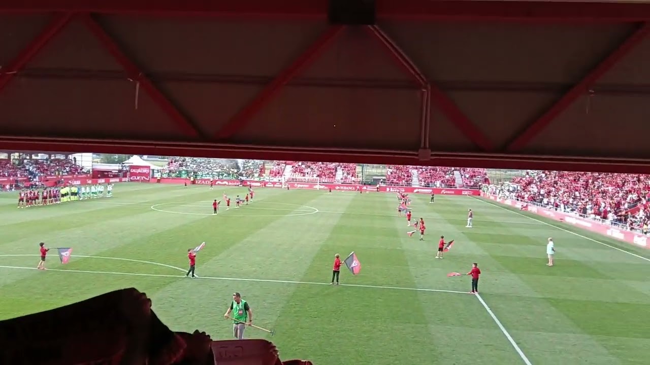 Himno de Miranda de Ebro antes del #MirandésRacing