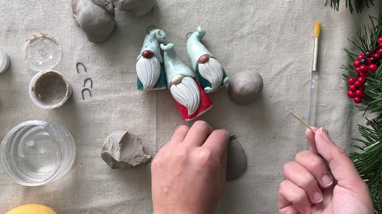 Virtual Class | Gnome Ornament Set