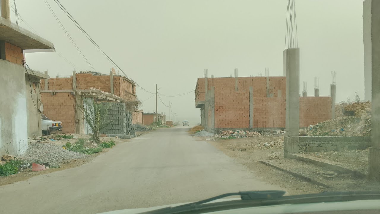 اجواء الريح والمطر بنى صاف