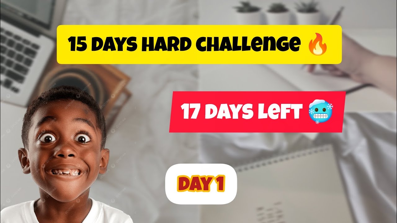 17 DAYS LEFT: The Ultimate Comeback Challenge! 🔥||Day 1 of challenge 🔥||ft.Jee dropper