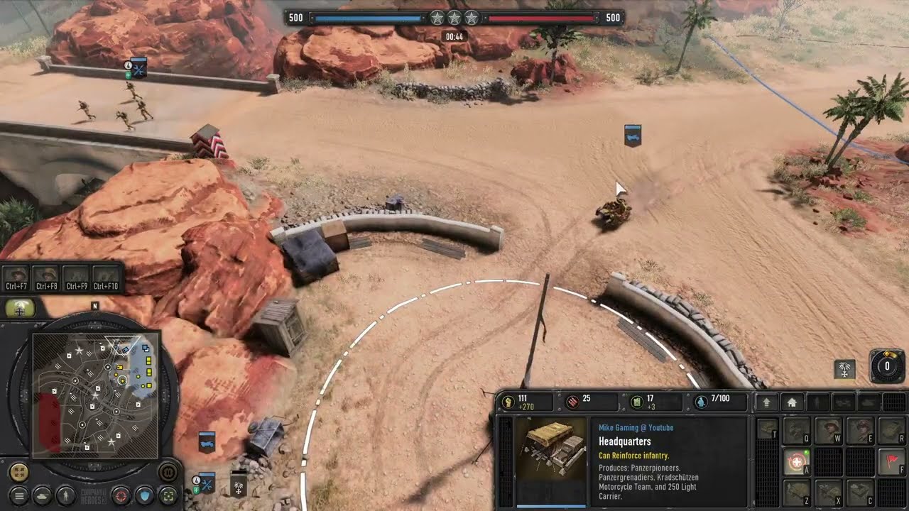 COH 3, Quick Match 4 vs 4 players - For first time I use this battle group