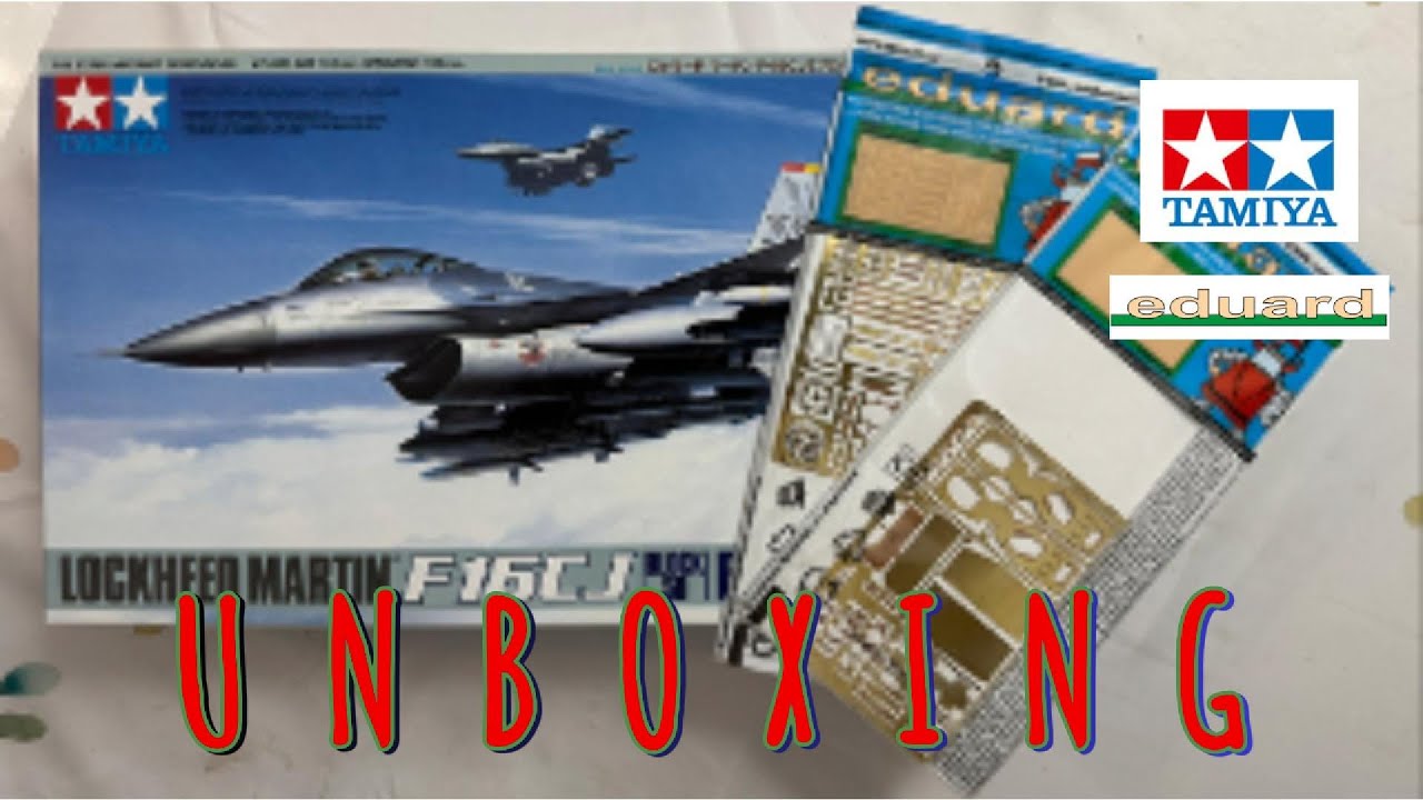 Распаковка и обзор набора - F-16 - TAMIYA 1/48 - EDUARD AFTERMARKET