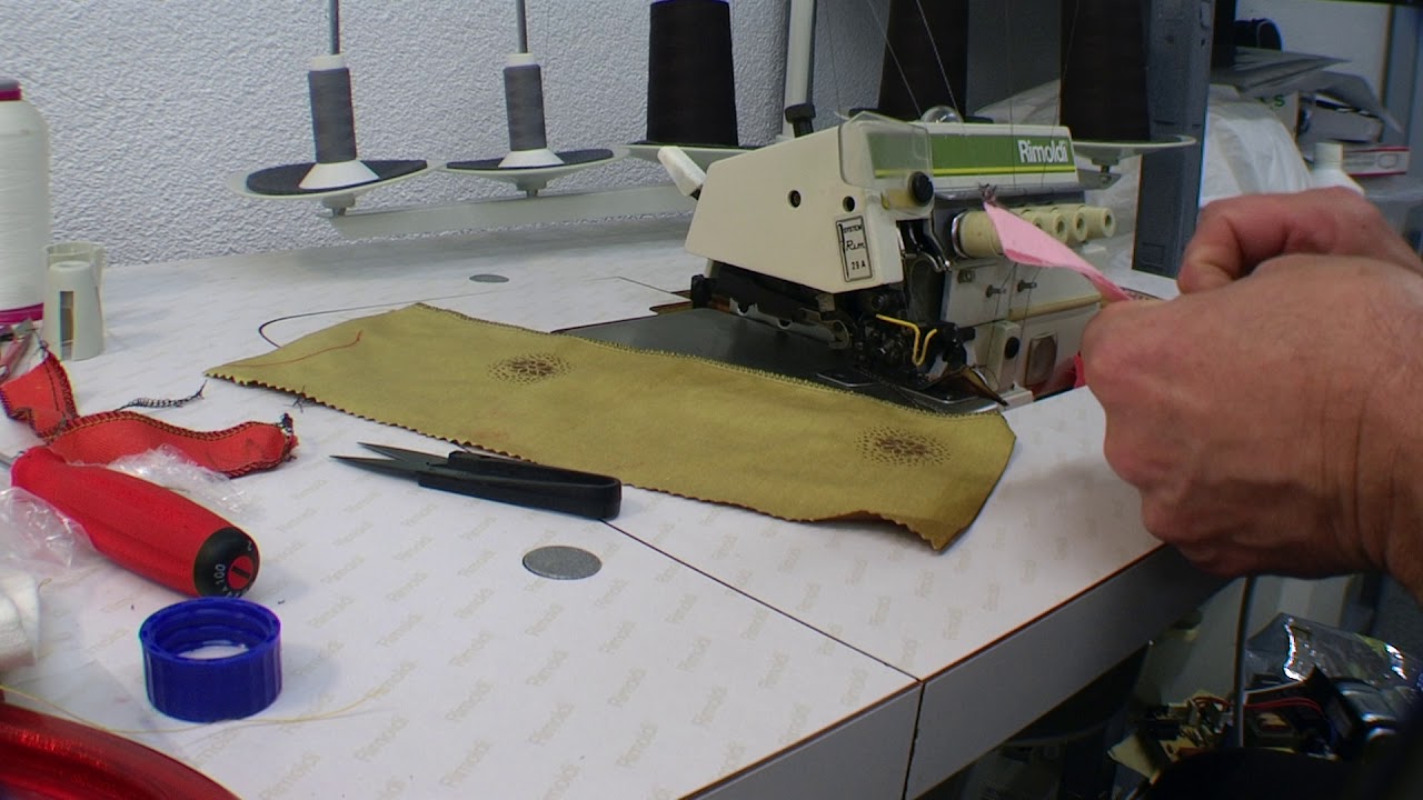Overlock Nähtest Rimoldi Industrie Overlock Nähmaschine - VON PROFI ZU PROFI-FROM PRO TO PRO