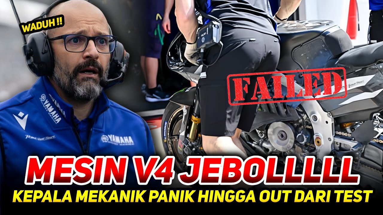 MESIN V4 MELEDAK DOR💥MEKANIK PANIK LANGSUNG OUT DARI TEST SEPANG SANGAT DI LUAR EKPESTASI PUBLIK 😱