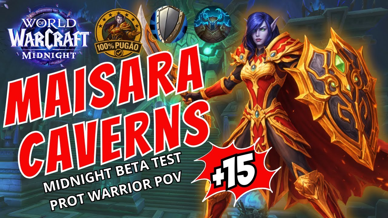 MAISARA CAVERNS +15 - Prot Warrior Thane POV - Midnight Beta Test