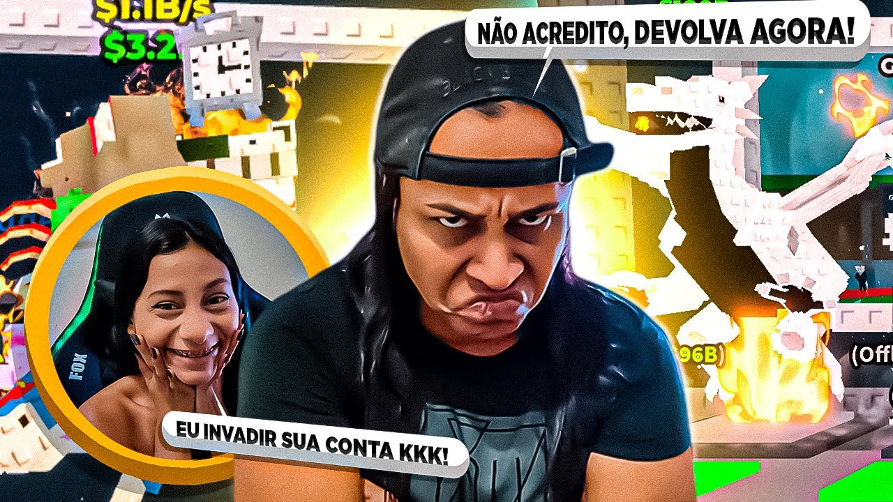 INVADI A CONTA DA MINHA MÃE JUNTO COM MINHA IRMÃ E R0UBEI TODOS OS BRAINROTS SECRETOS DELA KKKK! 😟🔥