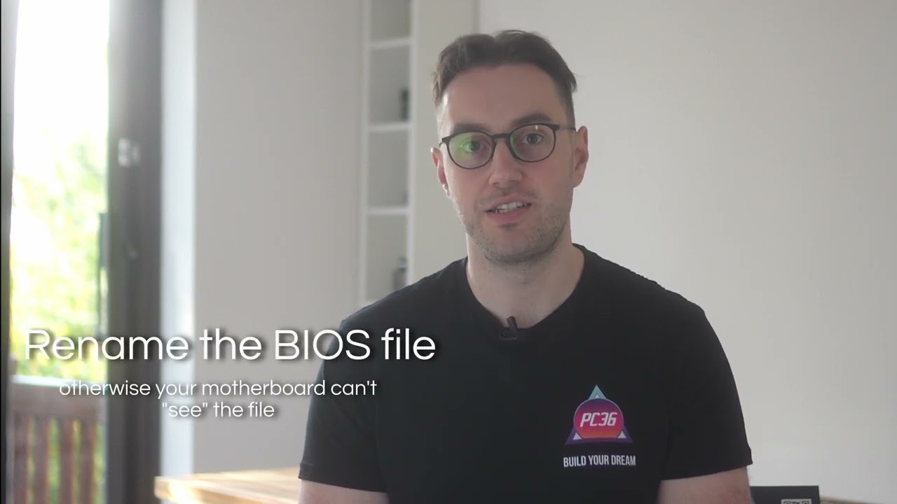 How to create a BIOS flashback USB and update BIOS | PC36