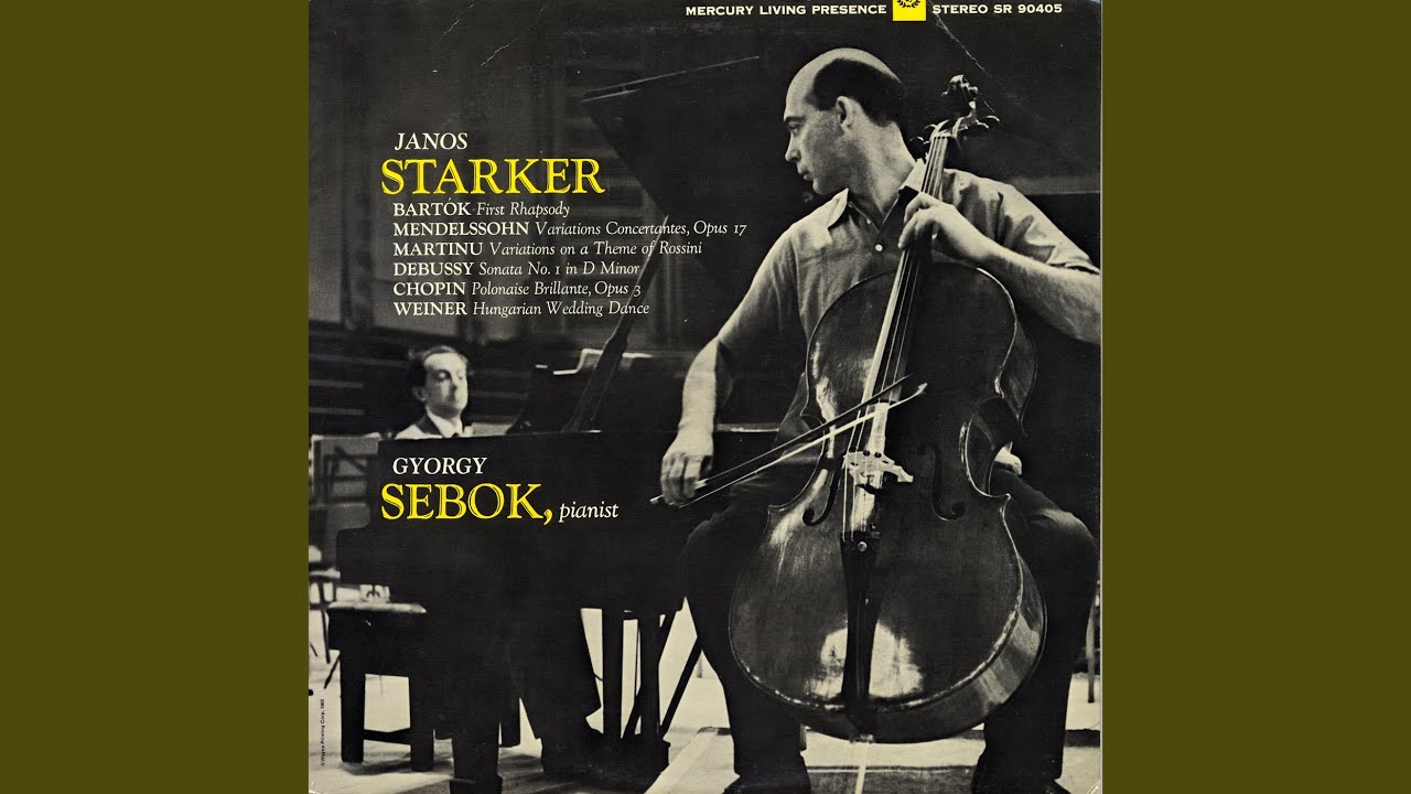 Bartók: Rhapsody No. 1 for Cello and Piano, Sz. 88