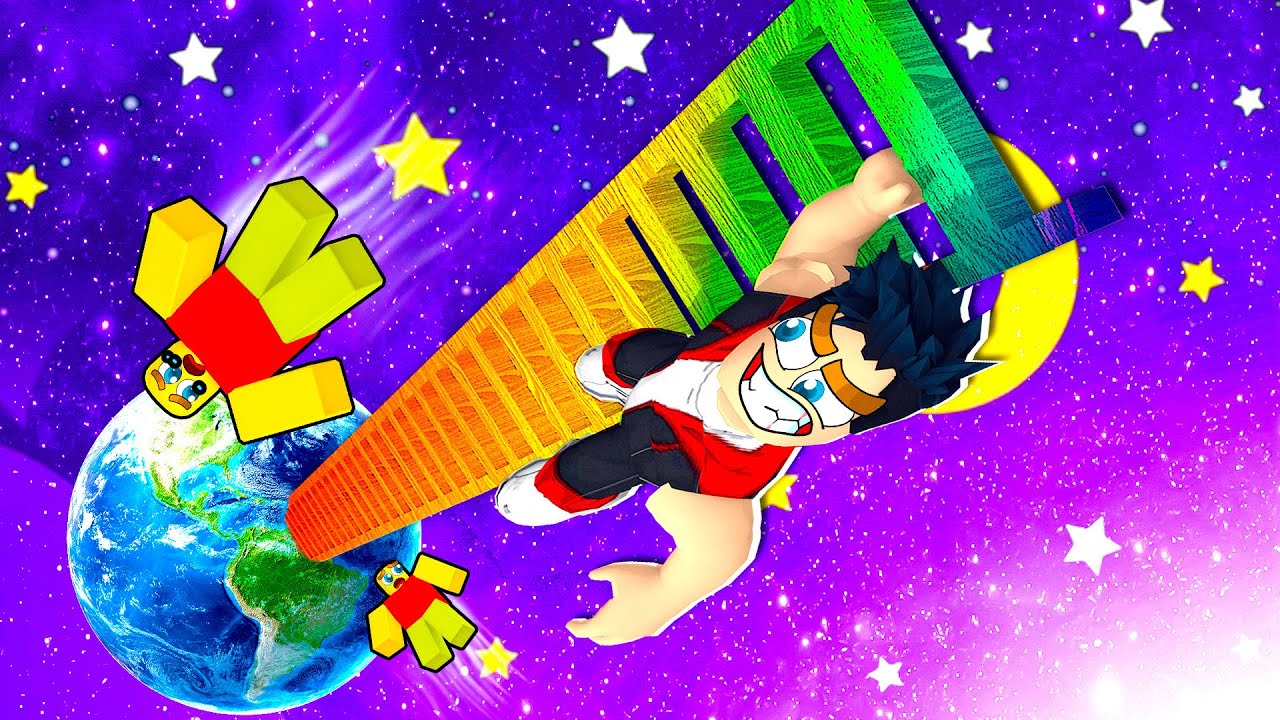 GRIMPER L'ÉCHELLE LA PLUS HAUTE DU MONDE DANS ROBLOX !