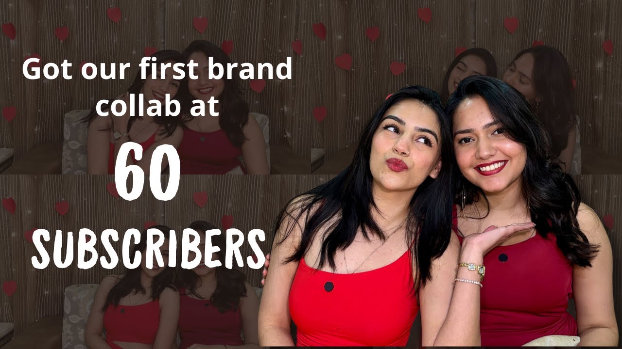 Got our first brand collab at just 60 SUBSCRIBERS 🤩