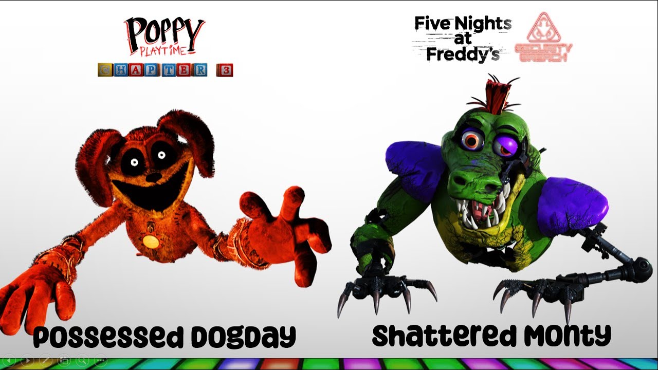 Poppy Playtime Chapter 3 REFERENCES | FNAF Security Breach | Garten of Banban