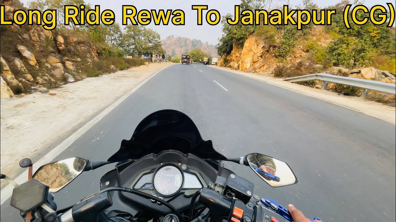 Rewa To Janakpur (C.G)… Long Ride… My Pulsar RS200 400 KM Up down 🔥