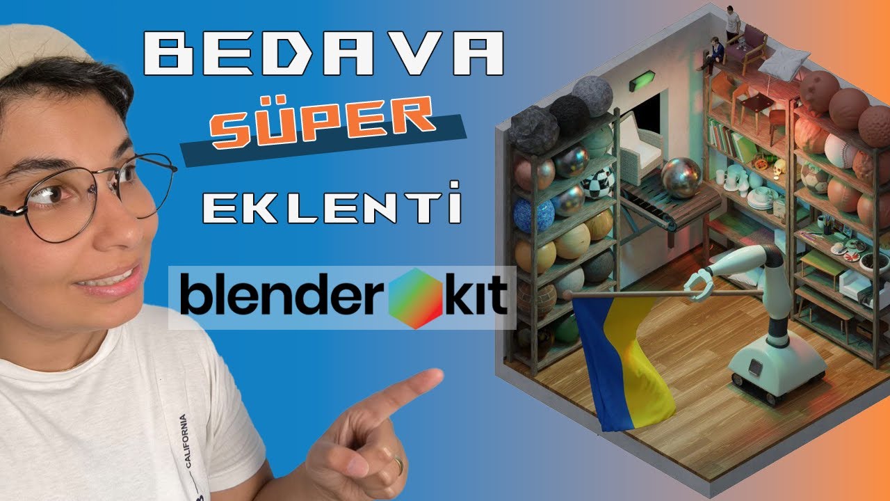BlenderKit ile 3D Modelleme: Hızlı ve Kolay Ücretsiz İçerik Erişimi