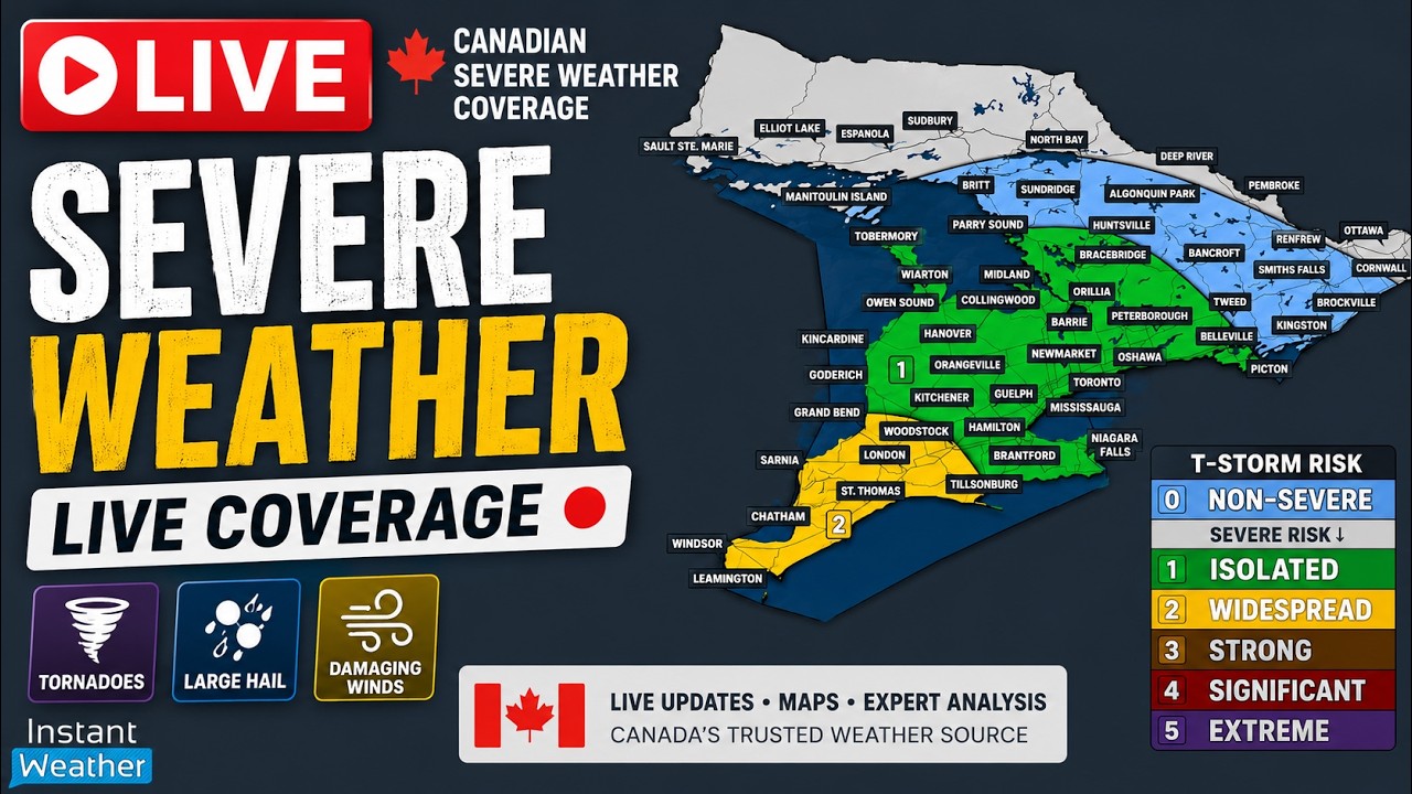 Sat, May 9, 2026 | Canada's Severe Weather Coverage: Southern Ontario