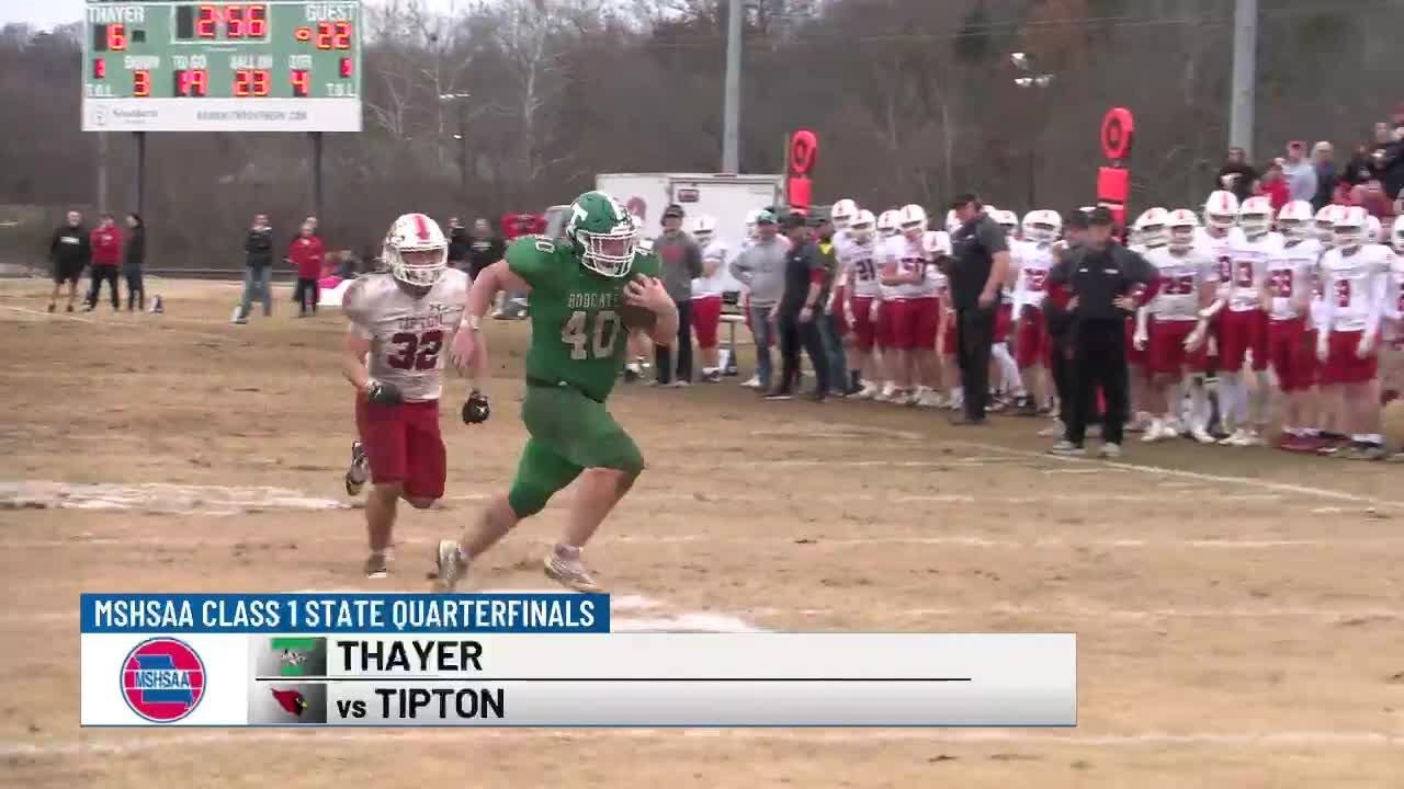 Thayer falls to Tipton in State Quarterfinals, MSHSAA Roundup