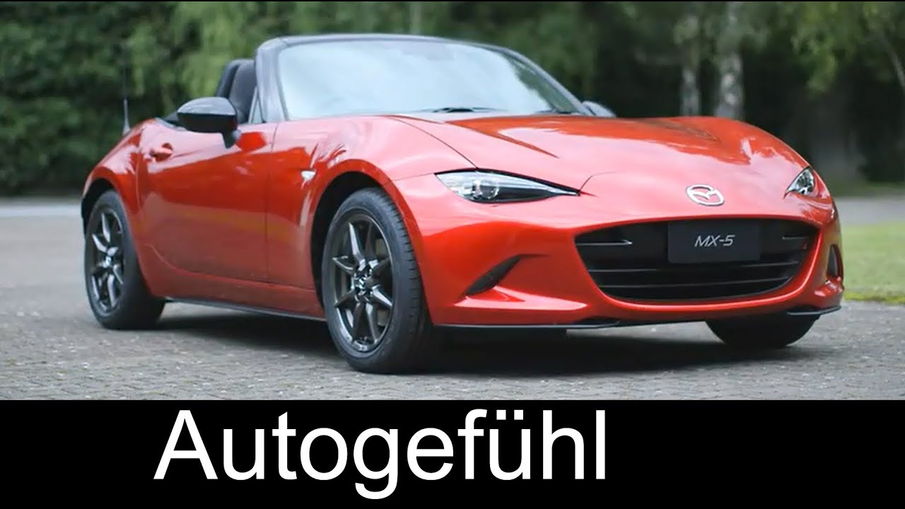 Mazda MX-5 Miata Roadster exterior interior all-new neuer 2016 - Autogef&uuml;hl