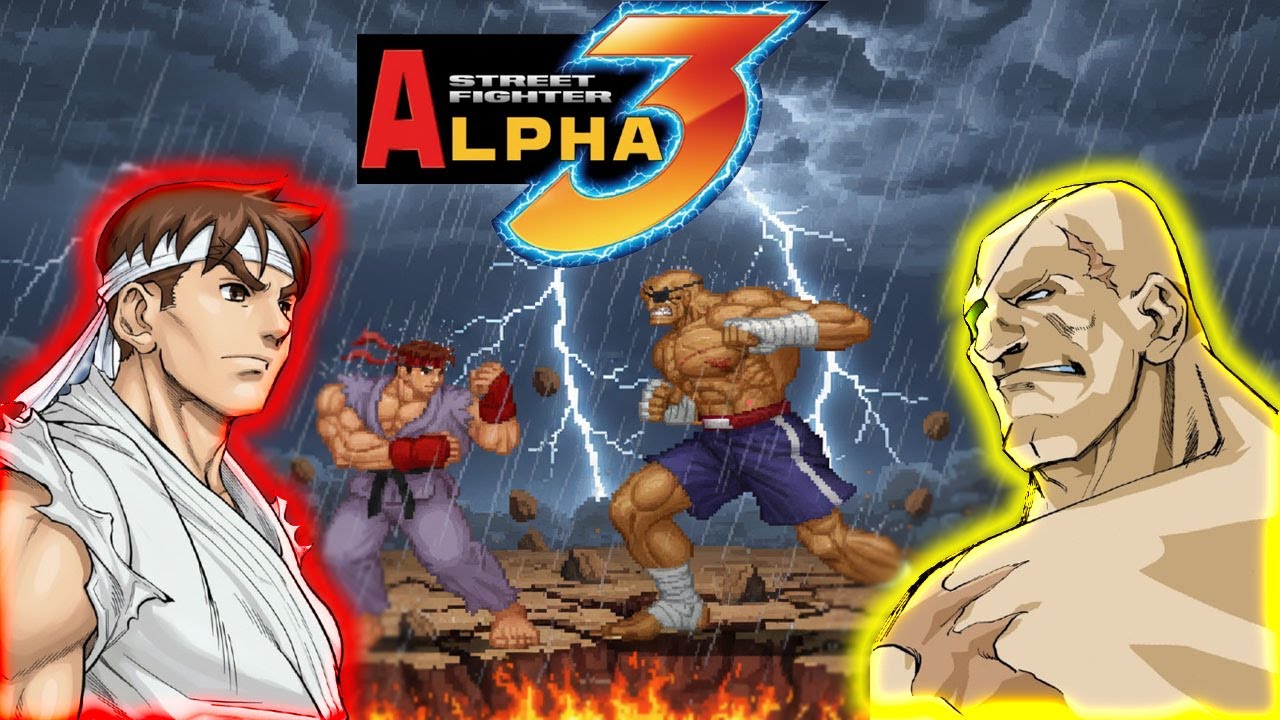 Street Fighter Alpha 3 Gameplay | Ryu vs Sagat – Hardest Mode