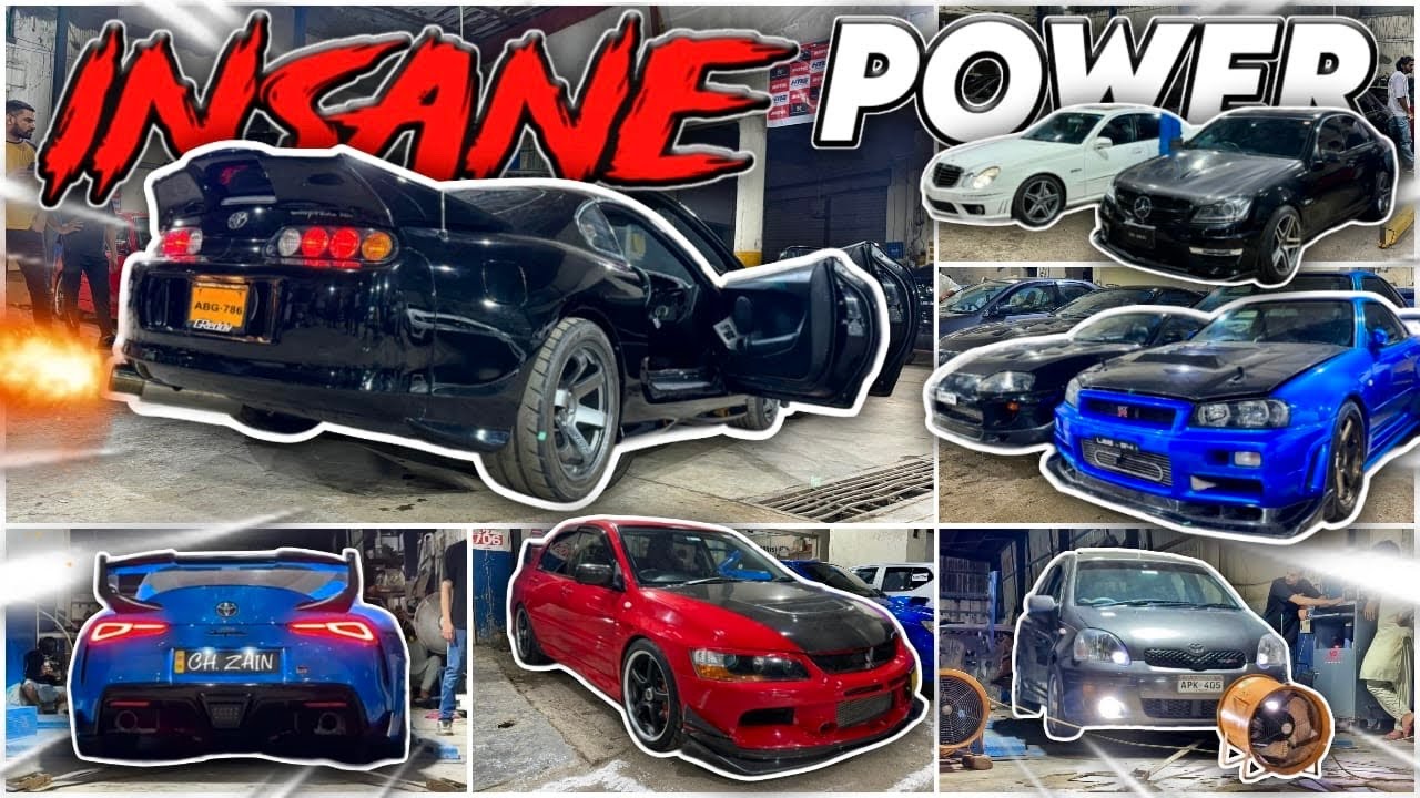 We Dyno Our 2zz Vitz 🔥 Kitny Hp Nikli ?🤔 FT Supra , R34 , Evo's & Much More