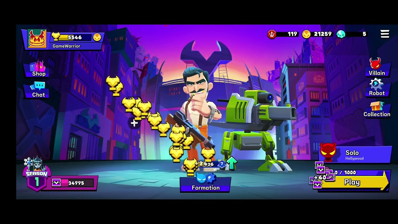 Gameplay | Villains Robot Battle Royale