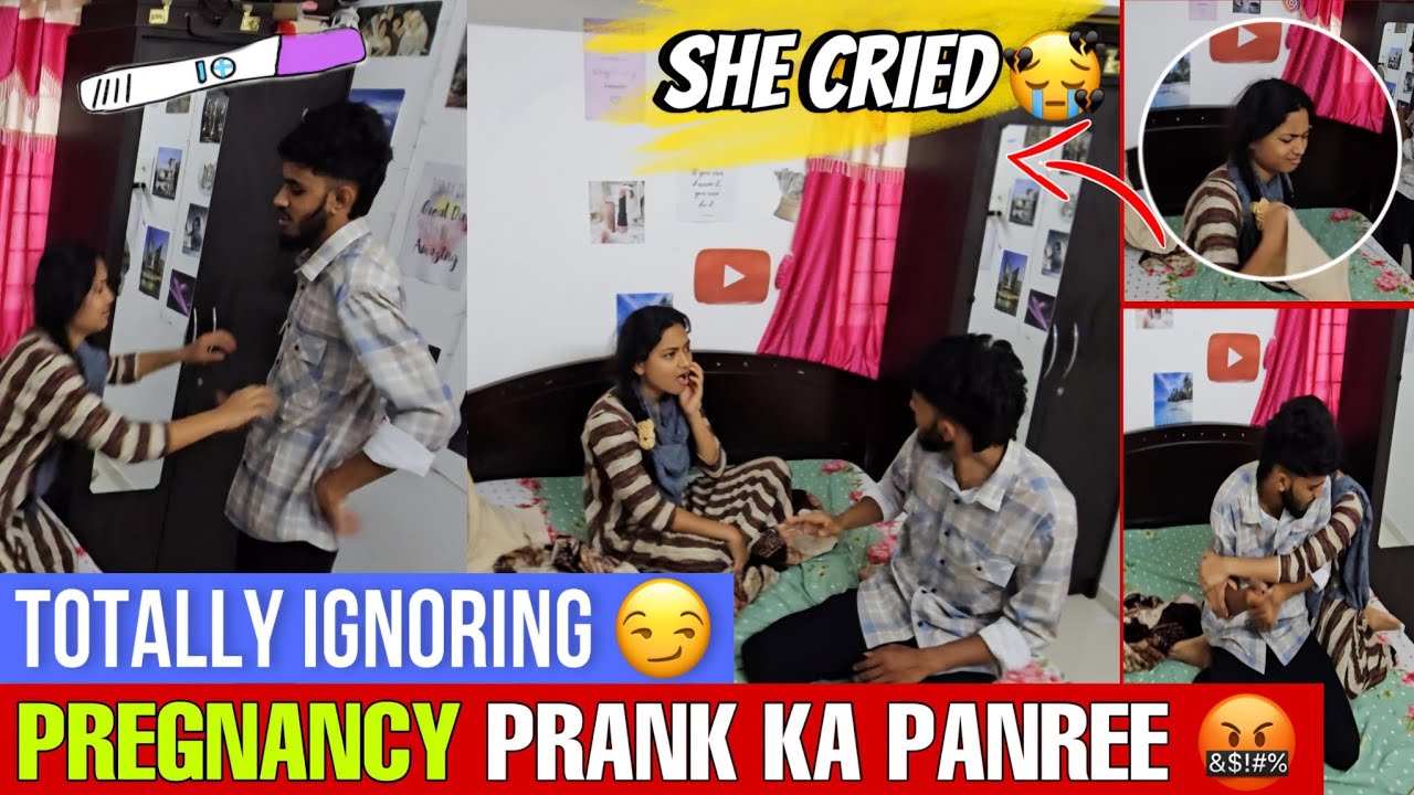 PREGNANCY PRANK ka panre 🤬 | I totally ignored anufa 🫠 | ( She cried 😢 ) #anshasanufa