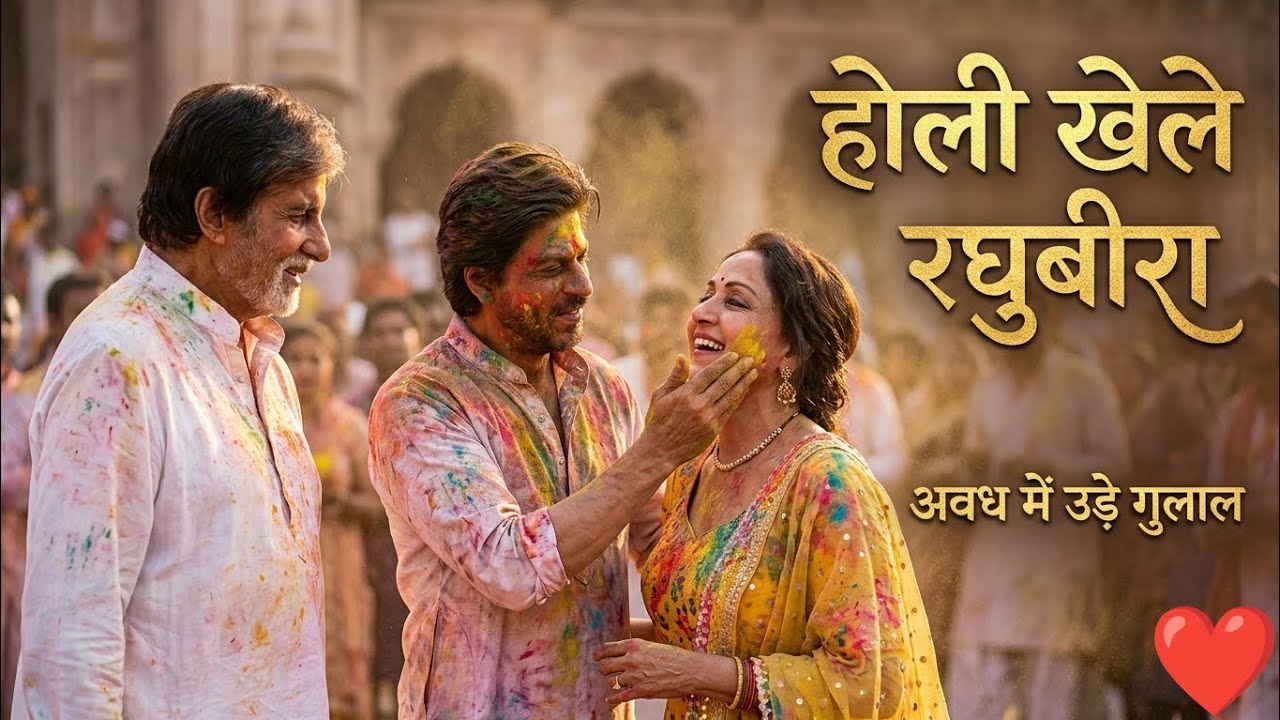 #video || होली खेले रघुवीरा|| Holi Khele Raghubeera|| Holi Special Song 2026|| Feat -Amitabach, Shar