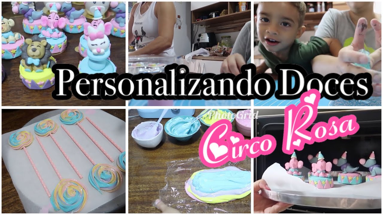 FAZENDO E PERSONALIZANDO DOCES - PARTE 2 - SUSPIROS, PASTA DE LEITE EM PÓ E MAIS