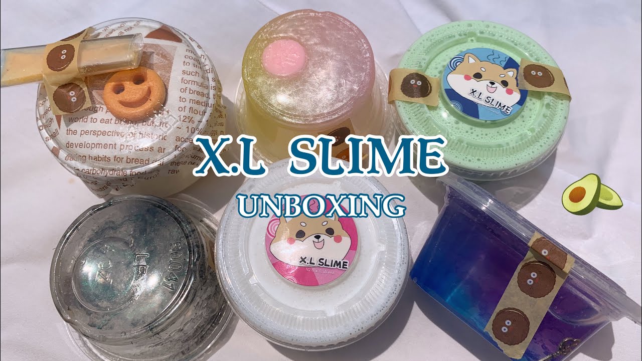 《業配》X.L SLIME 小廖Hsiao Liao 史萊姆 超美各式珠光 開箱水彈質地姆💛