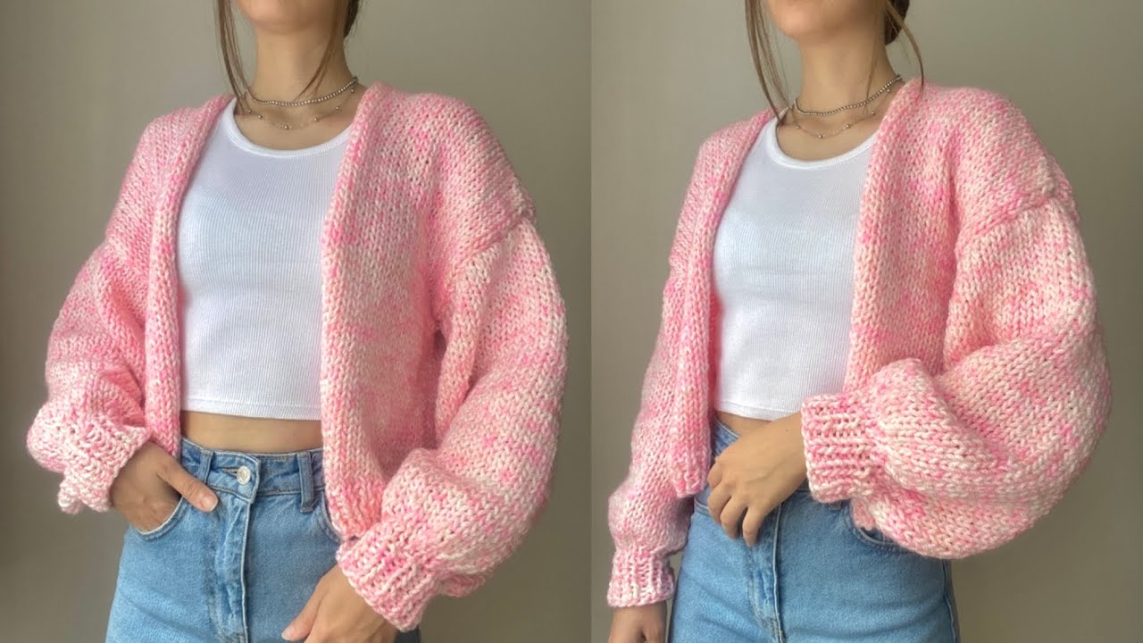 İLK ŞİŞ ÖRGÜSÜ HIRKAMI ÖRDÜM!💗 Birlikte Şiş Örgüsü Öğrenelim😍