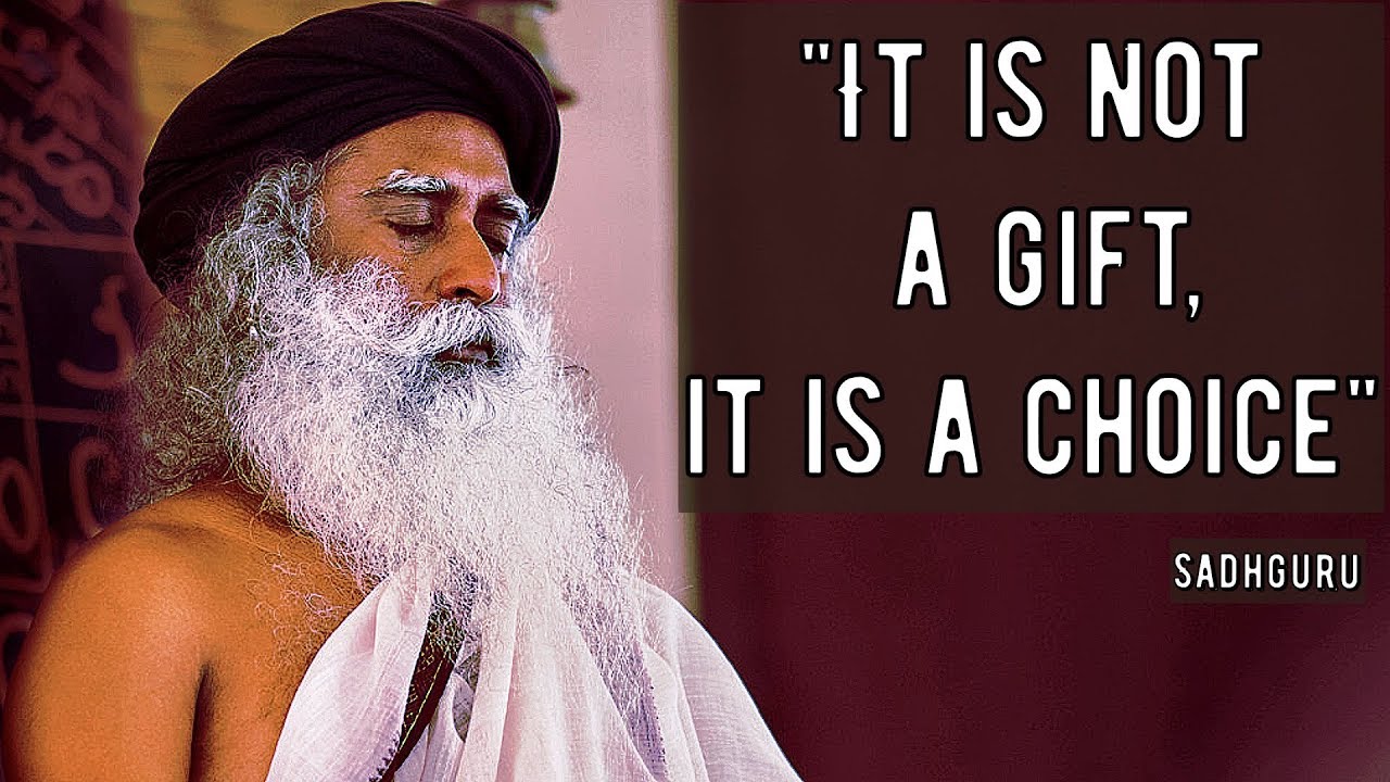 Sadhguru - less you are -  more you receive, become an instrument of the Creator