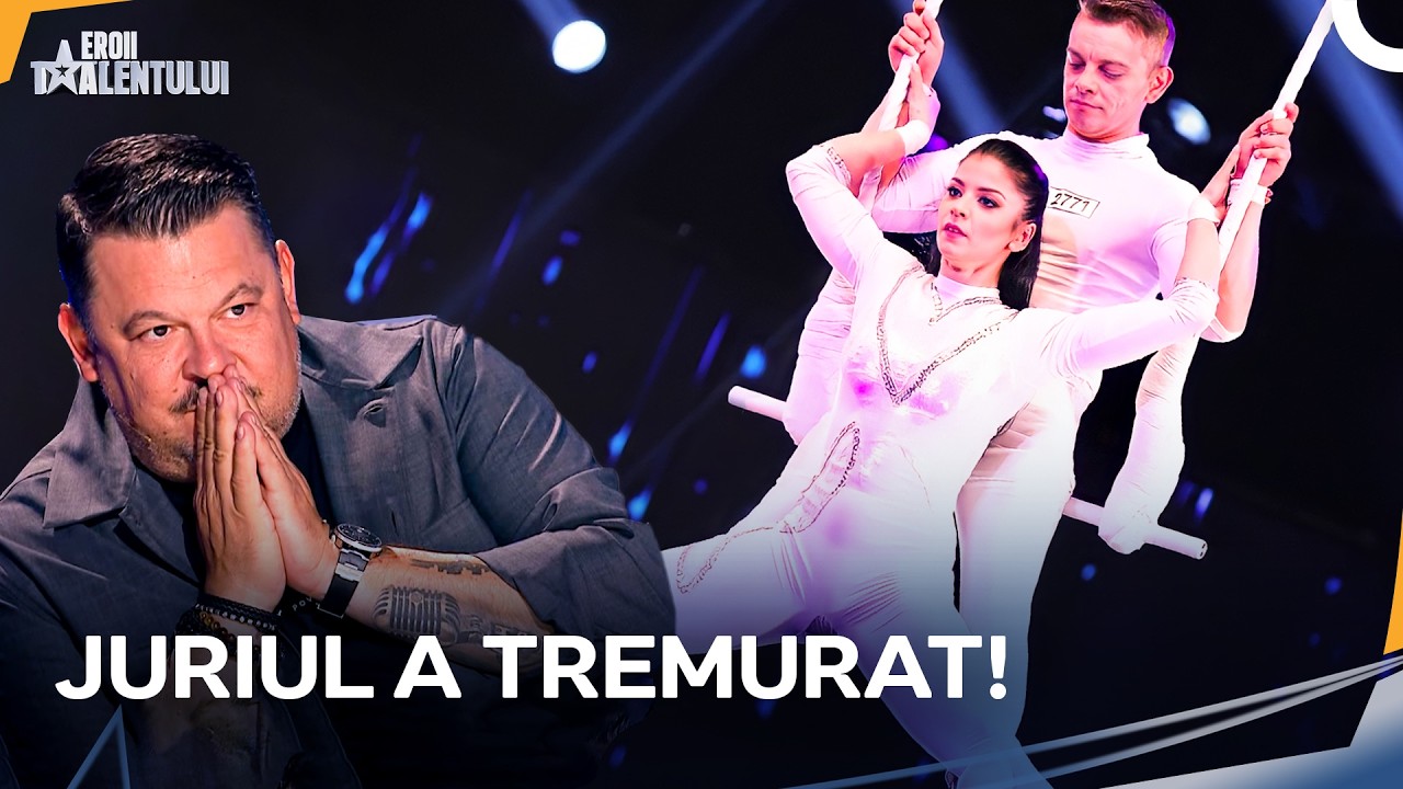 Duo Fătu A Ridicat Sala În Picioare Cu Un Număr Periculos De Acrobație! | Romanii au Talent