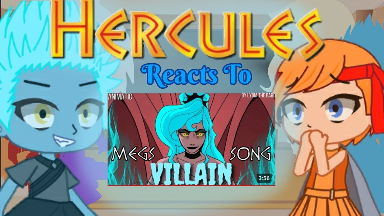 Hercules Reacts to Meg's Villian Song//Not my Audio\\🔥