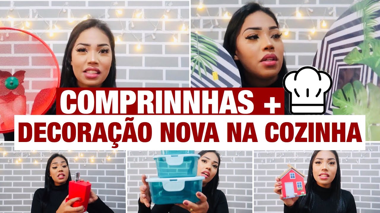 COMPRINHAS PARA O LAR/ DECOREI A COZINHA