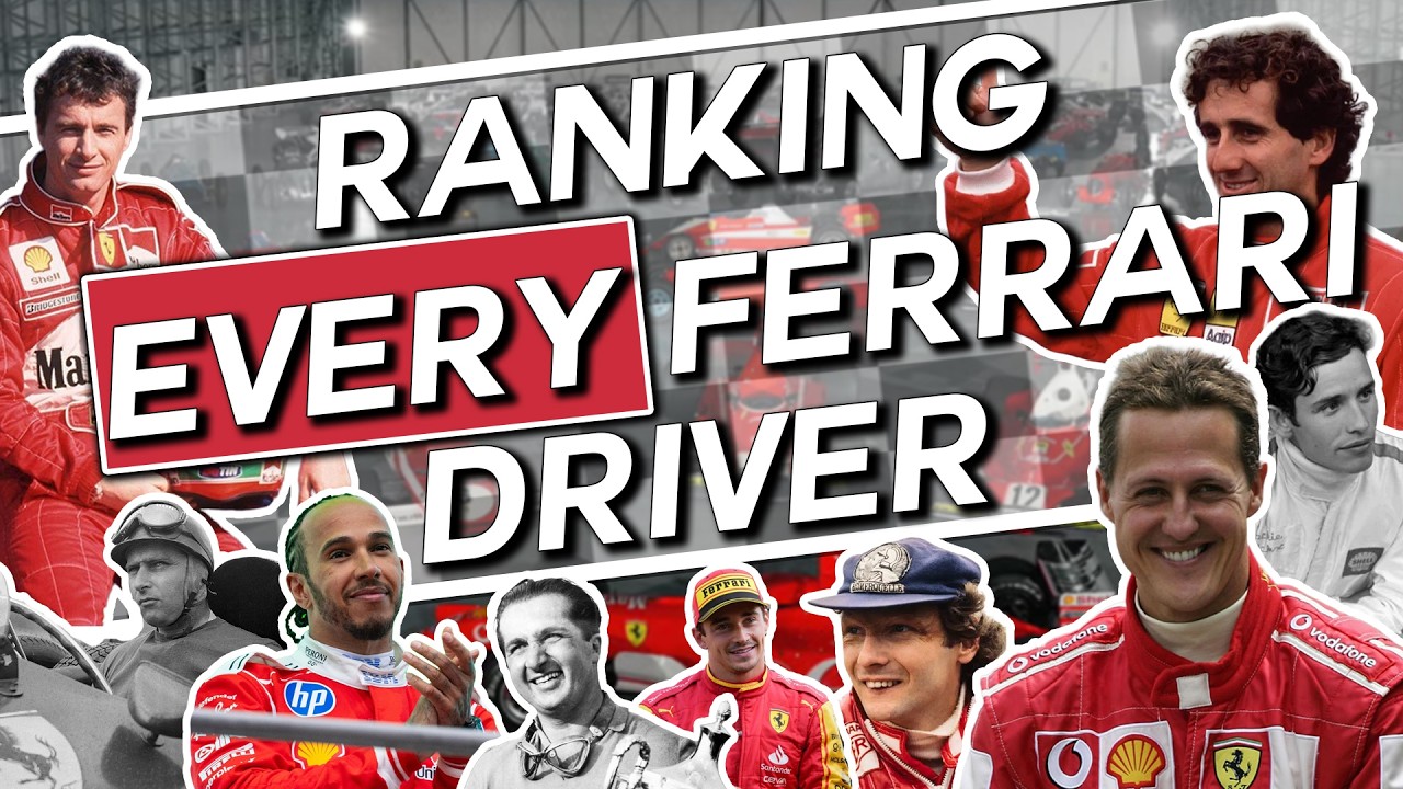 All 81 Ferrari Formula 1 drivers ranked
