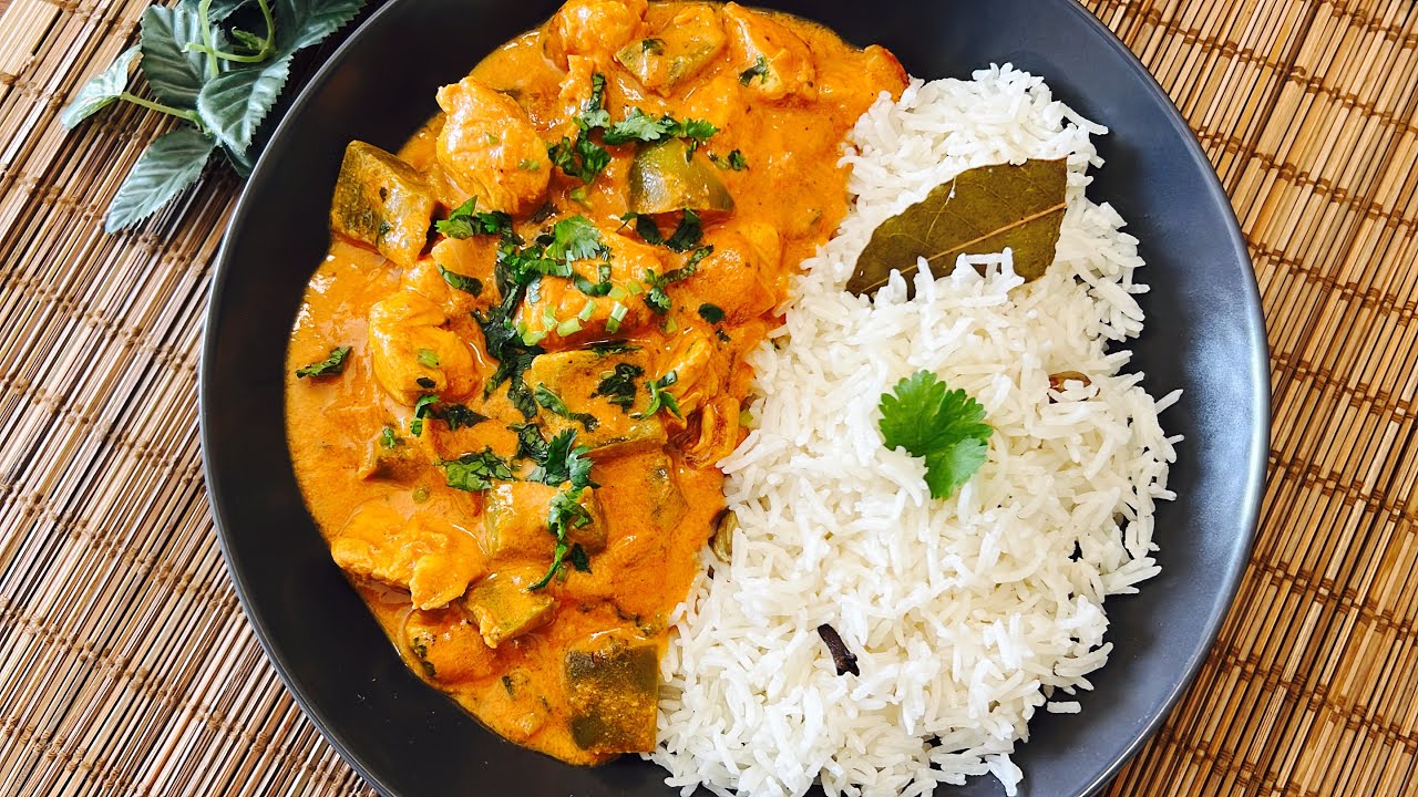 Indisches Hähnchen und Gemüse Curry mit Basmati Reis #reishunger | Digitaler Reiskocher